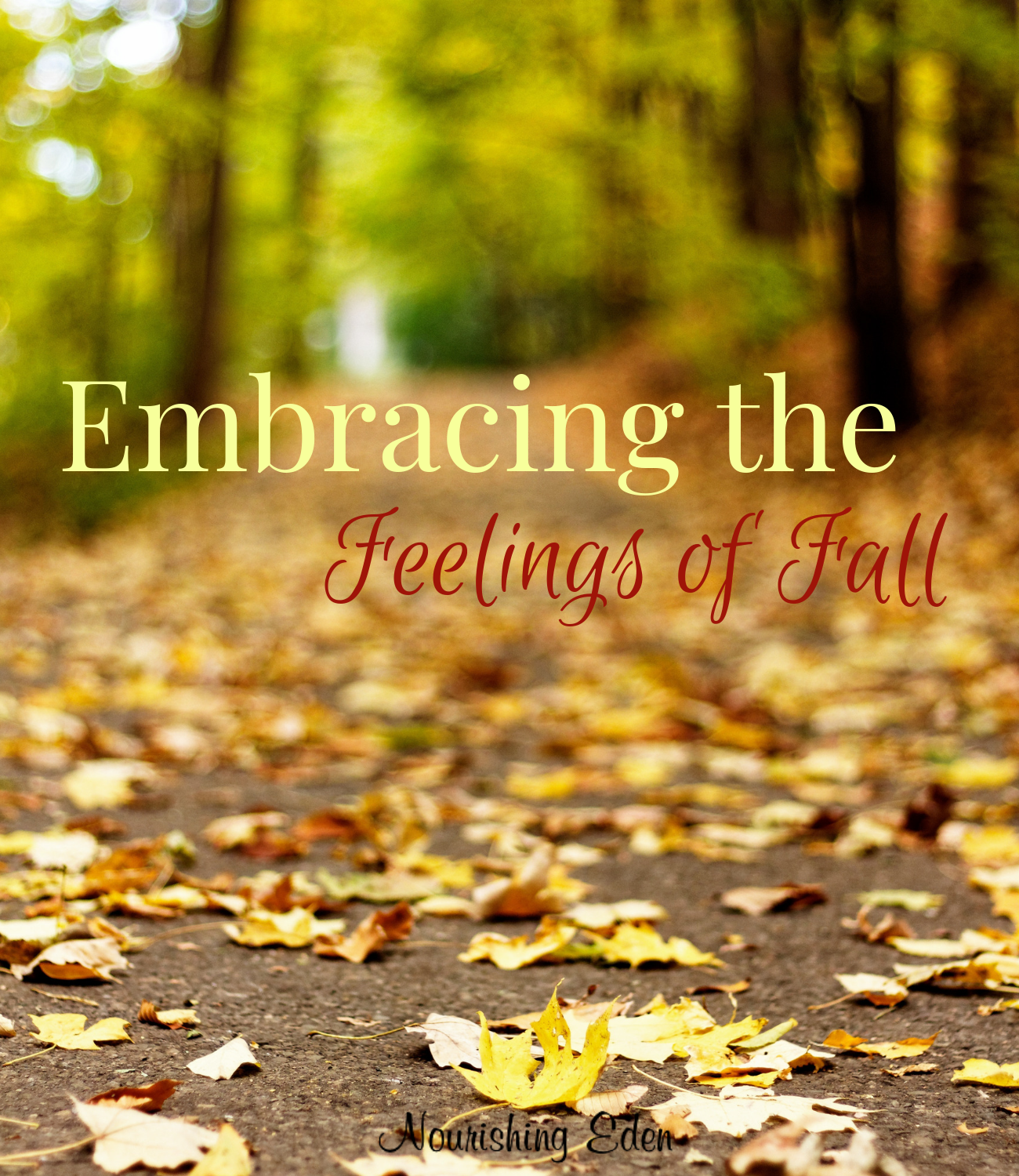 Embracing the Feelings of Fall - Nourishing Eden